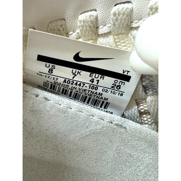 Nike Air Vapormax Inneva Shoes Mens Size 8 White Sneakers Running Woven main image 10